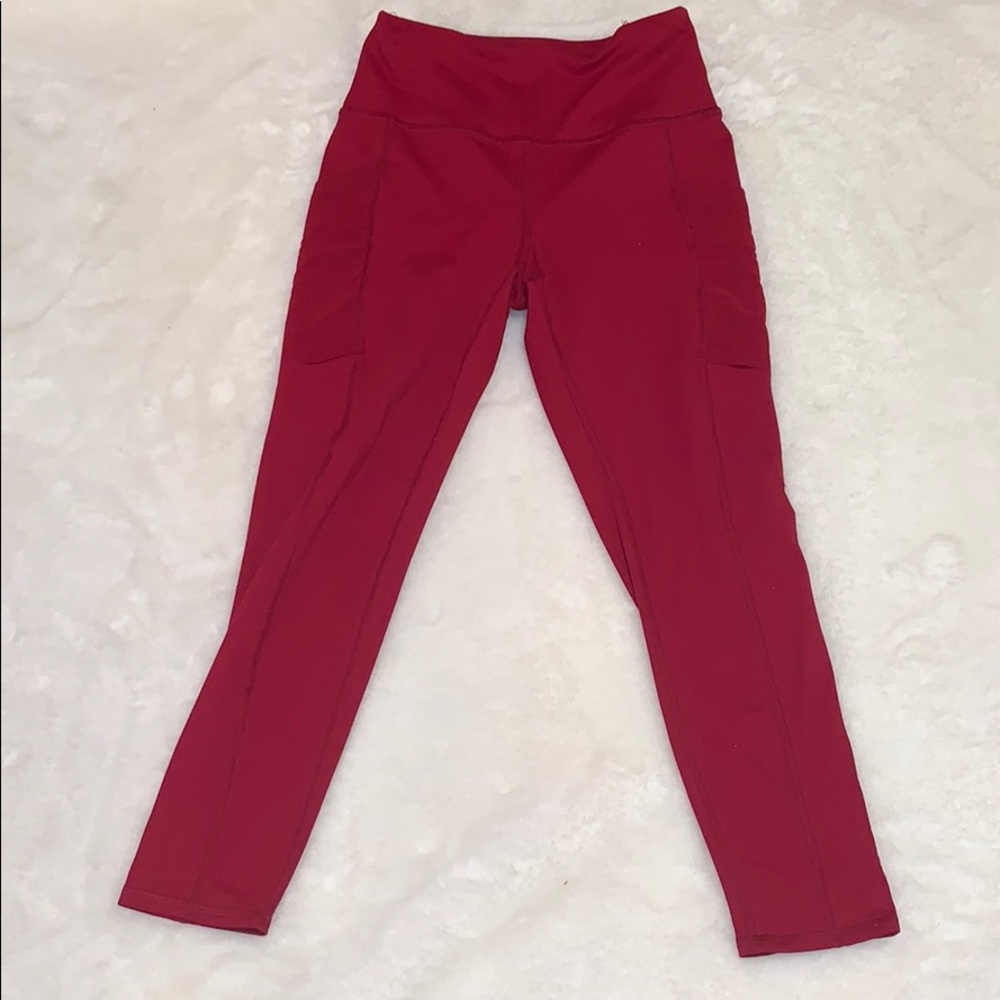 Fashion Nova Red Leggings